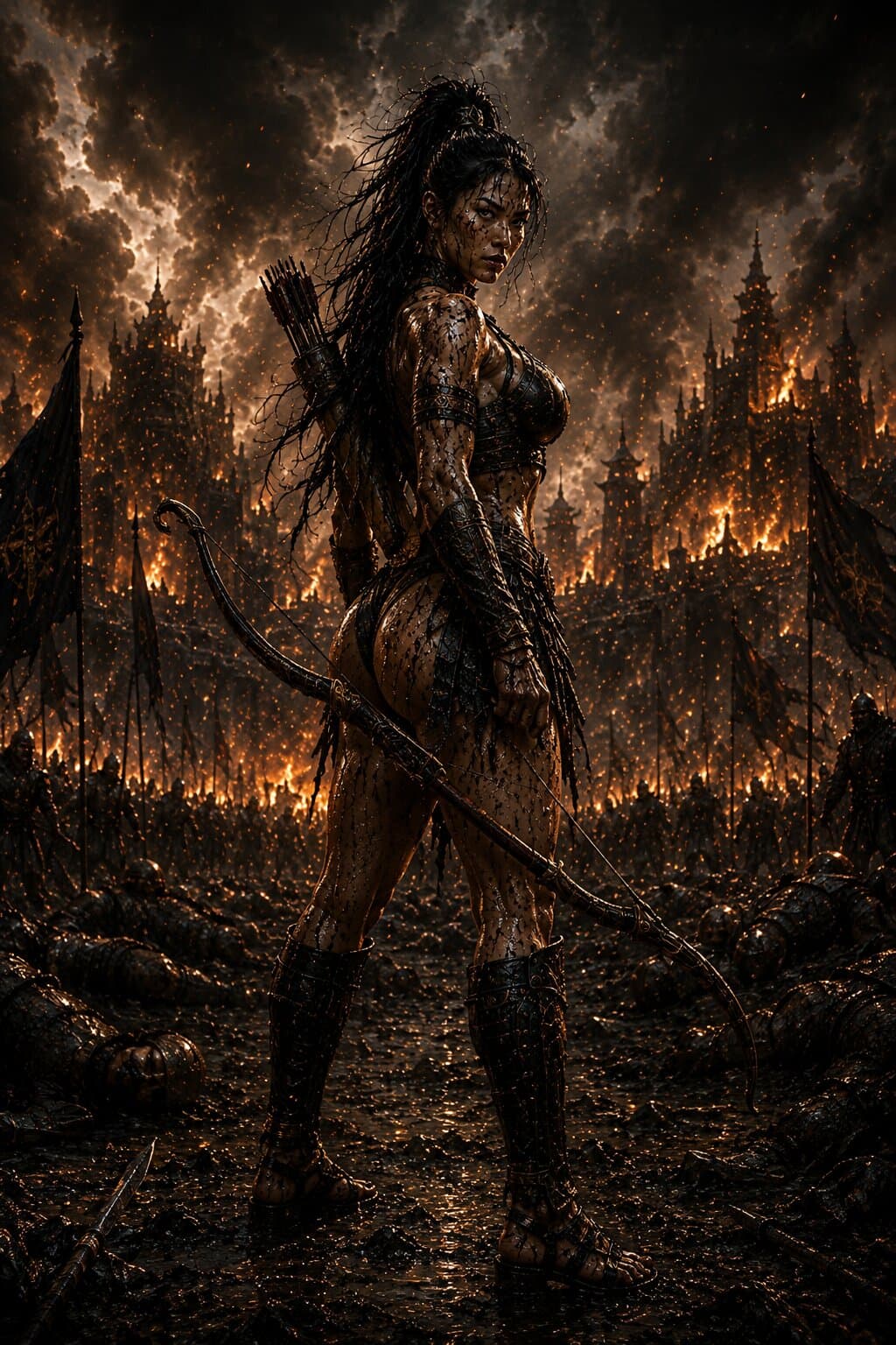 GODFALL warrior archer key art